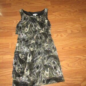 Dressbarn Size 4 Layered Sleeveless Dress